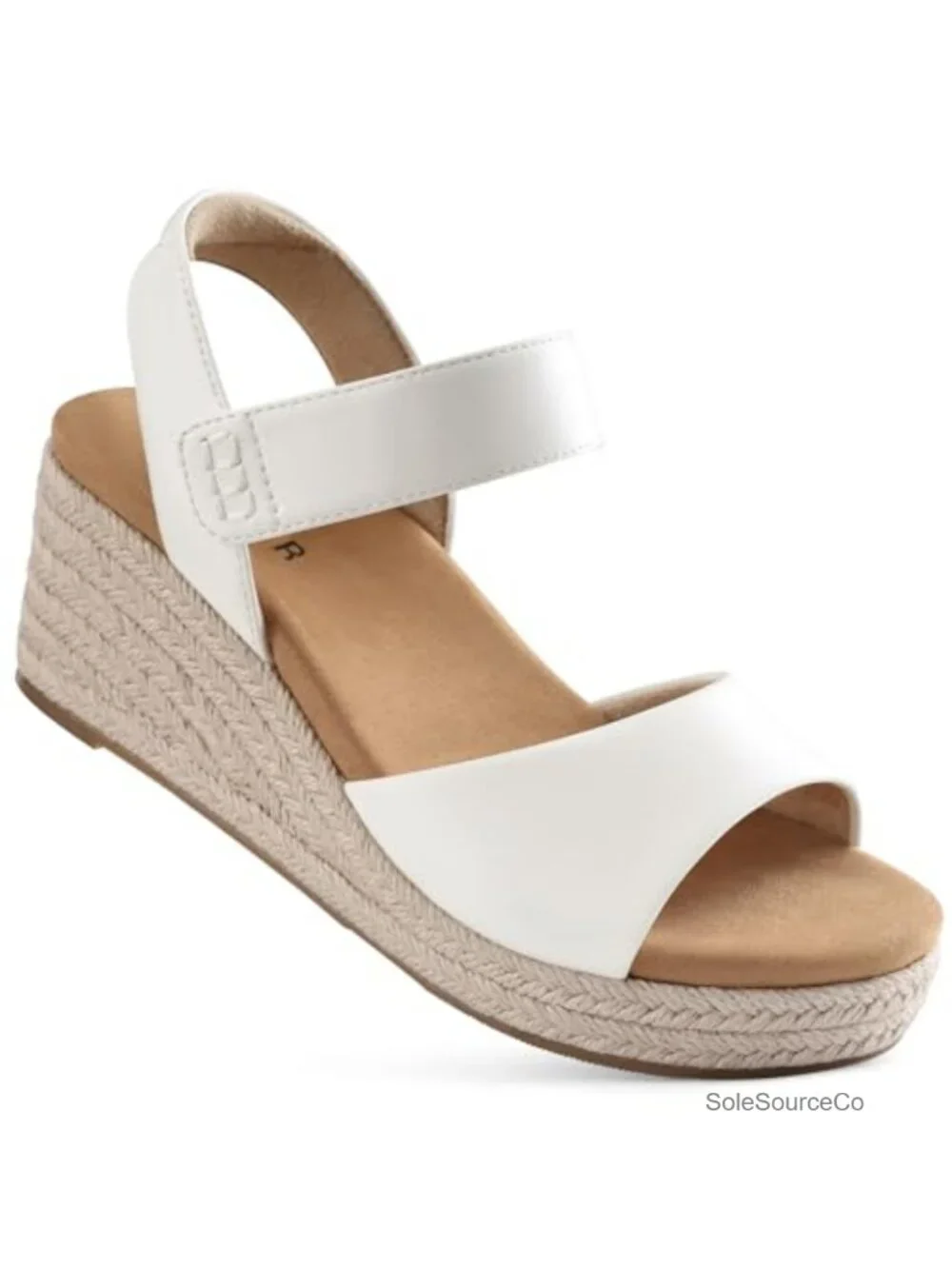 Women's Espadrille Wedge Sandals with Arch Support, Cushioned Footbed,